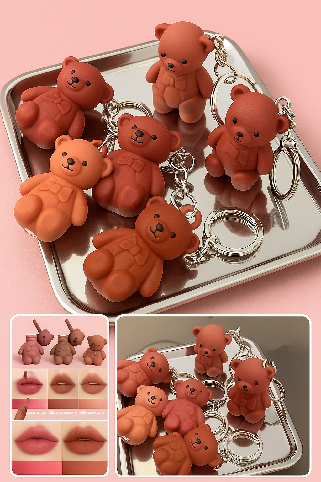 BearBlush™ Lip Tint Keychain Duo