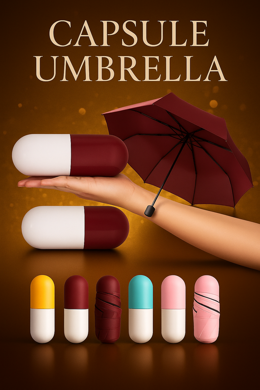Mini Compact Umbrella (Assorted, Pack of 1)