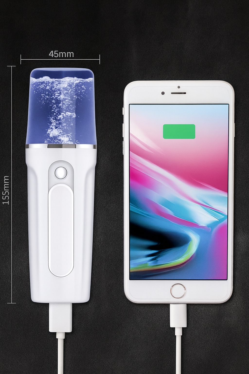 Facial Moisturizing Facial Beauty Apparatus With USB Charging Battery Bank